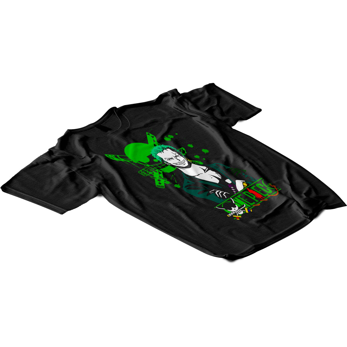 Playera Zoro en Pose - One Piece Sublimada DTG