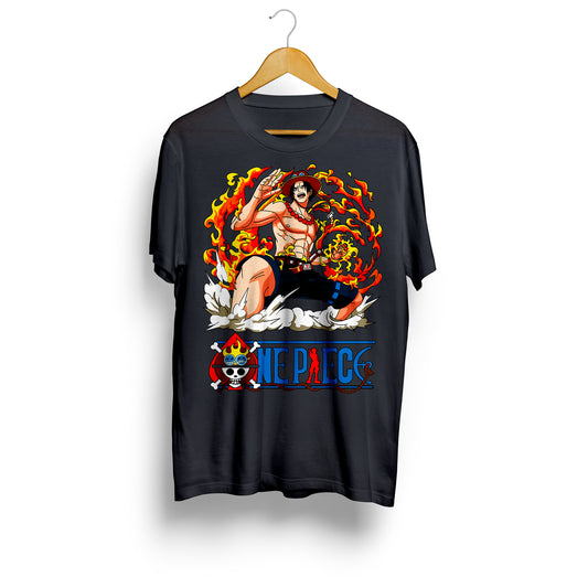 Playera Ace en Pose - One Piece Sublimada DTG