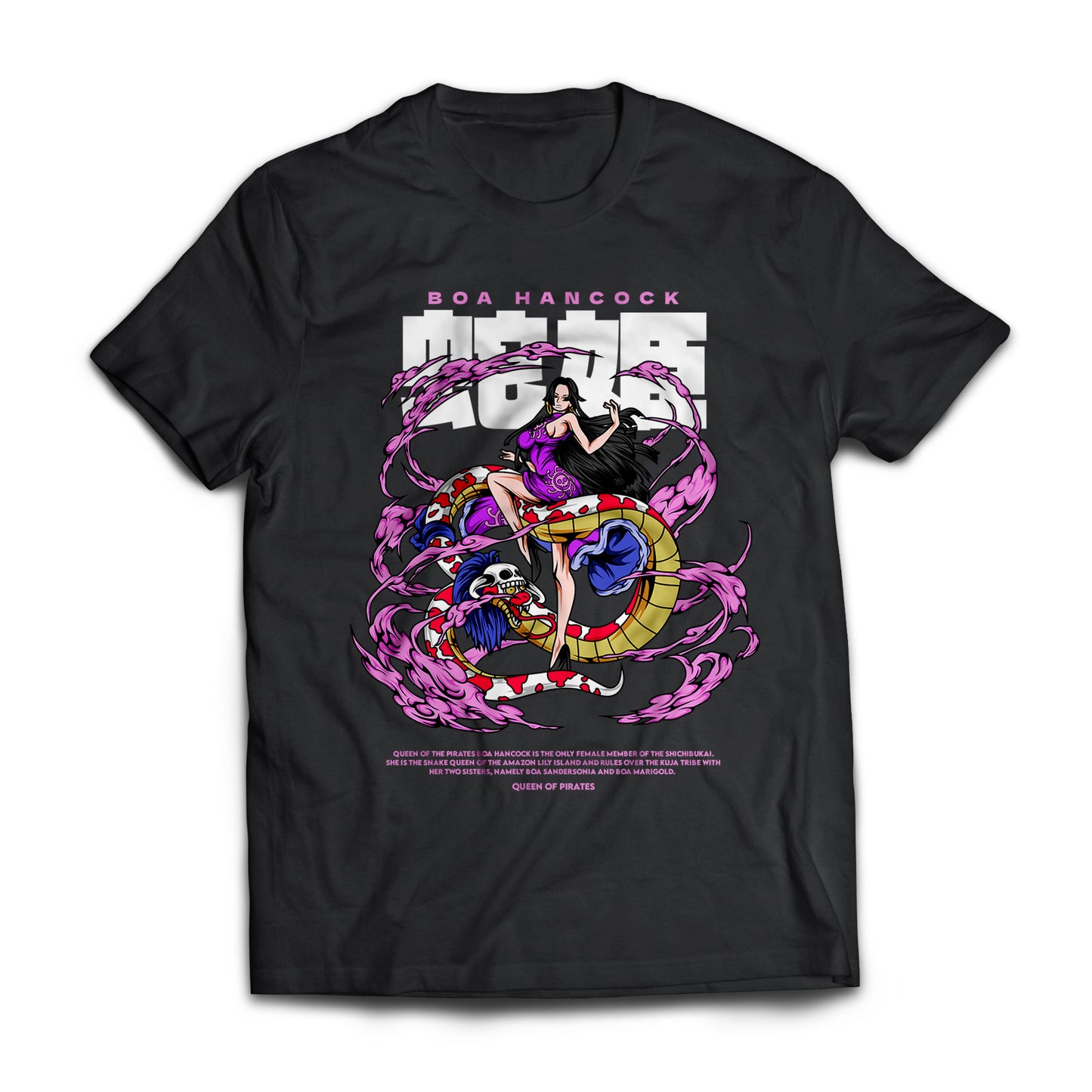 Playera Boa Hancock Descripción - One Piece Sublimada DTG